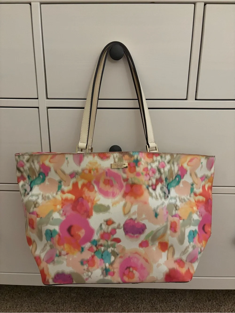 Kate Spade Floral Watercolor Tote